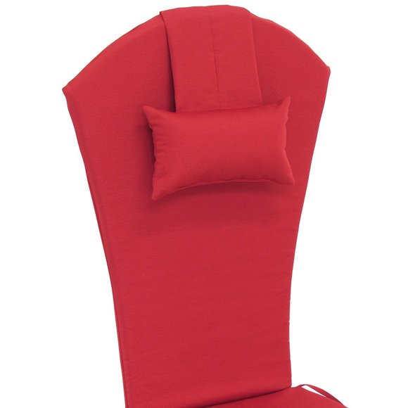 Red Adirondack Chair Cushion - Picture 5 of 6